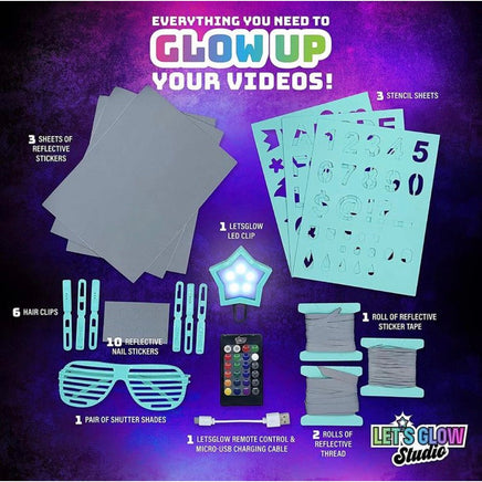 LetsGlow Studio Influencer Kit with Clip Light - ToyTime