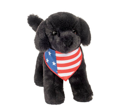 Liberty Black Lab w/ Flag Bandana 3969 - ToyTime