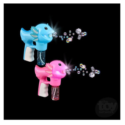 Light up Axolotyl Bubble Blaster 7.5 inch - ToyTime