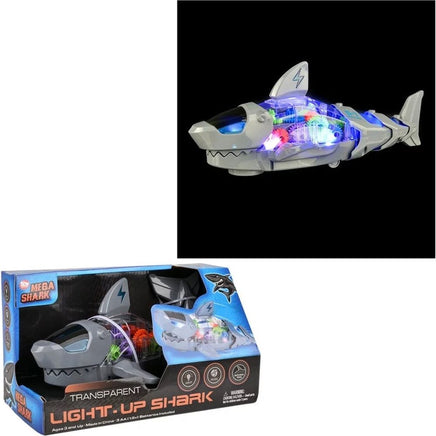 Light Up Gear Shark 12 inch - ToyTime