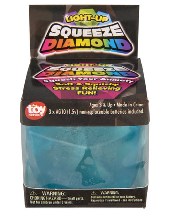 Light Up Squeeze Diamond 2.75 inch - ToyTime
