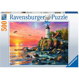 Lighthouse at Sunset 500pc puzzle - ToyTime