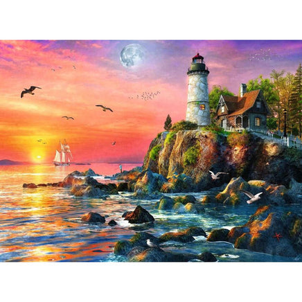 Lighthouse at Sunset 500pc puzzle - ToyTime