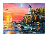 Lighthouse at sunset 500pc puzzle - ToyTime