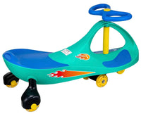 Lightning Glow Rider Teal & Blue Inertia & Movement Powered Ride - ToyTime