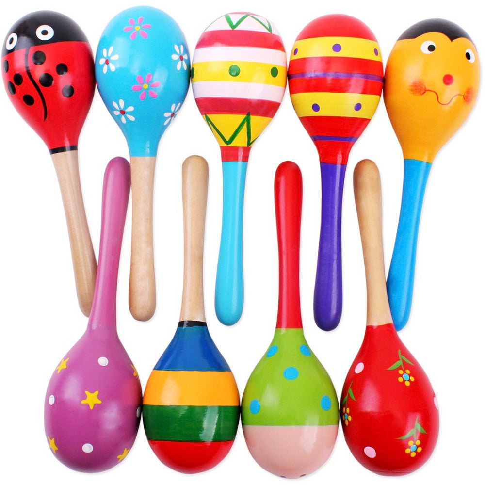 Lil Cha Cha Wooden Colorful Musical Instrument - ToyTime| ToyTime