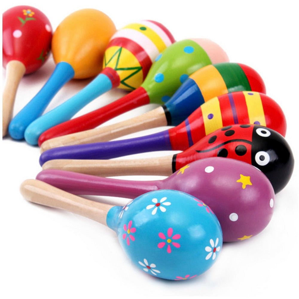 Lil Cha Cha Wooden Colorful Musical Instrument - ToyTime| ToyTime