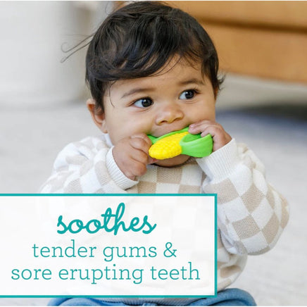 Lil' Nibbles Textured Silicone Teether - Corn - ToyTime