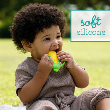 Lil' Nibbles Textured Silicone Teether - Corn - ToyTime