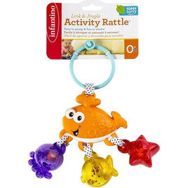 Link & Jinggle Activity Rattle Whale - ToyTime