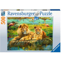 Lions in the Savanna 500pc puzzle - ToyTime