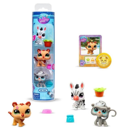 Littlest Pet Shop Pet Trio Tube Assort Zoo Pets - ToyTime