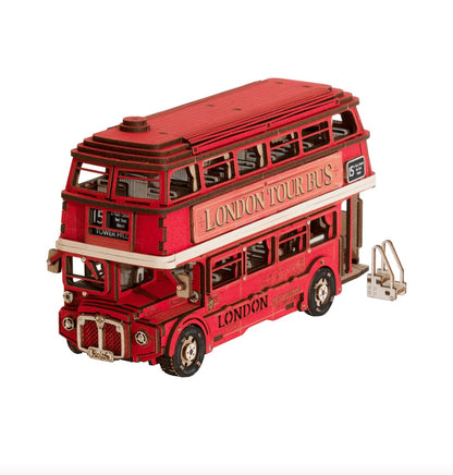 London Tour Bus Wooden Puzzle - ToyTime