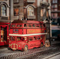 London Tour Bus Wooden Puzzle - ToyTime