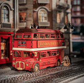 London Tour Bus Wooden Puzzle - ToyTime