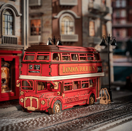 London Tour Bus Wooden Puzzle - ToyTime