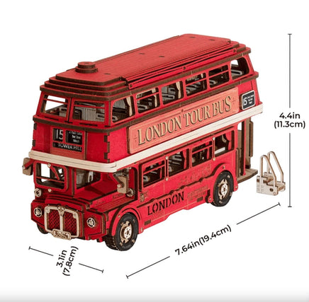 London Tour Bus Wooden Puzzle - ToyTime