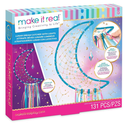 Lunar Dream Catcher With Lights Blue - ToyTime