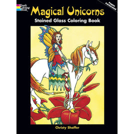 Magical Unicorns Stained Glass Coloring Book - ToyTime