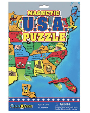 Magnetic USA Puzzle - ToyTime