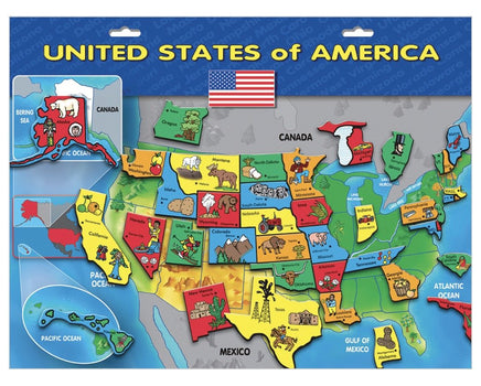 Magnetic USA Puzzle - ToyTime