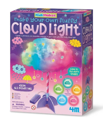 Make Your Own 16.5 Inch Fluffy Rainbow Cloud Light - ToyTime
