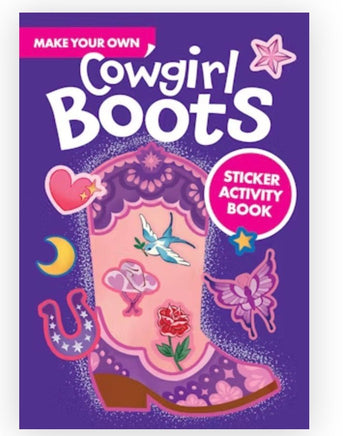 Make Your Own Cowgirl Boots Sticker Activity Book - ToyTime