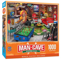 Man Cave Basement Bliss With Poster 1000pcs Jigsaw Puzzle - ToyTime