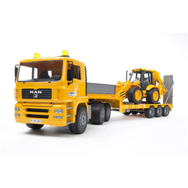 MAN TGA Low Loader w/ JCB Backhoe Loader 02776 - ToyTime