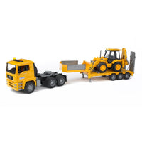 MAN TGA Low Loader w/ JCB Backhoe Loader 02776 - ToyTime