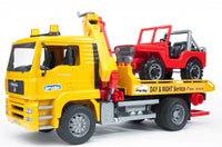 Man Tga Tow Truck With Cross Country Vehicle - ToyTime