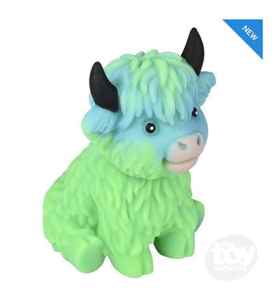 Marshmallow Highland Cow Squishy 3 inch - ToyTime