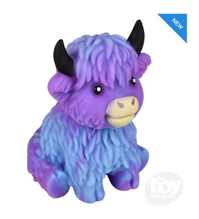 Marshmallow Highland Cow Squishy 3 inch - ToyTime