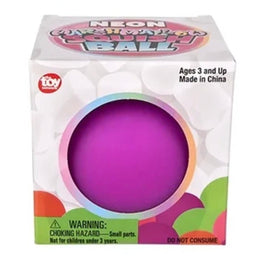 Marshmallow Neon Squishy Ball 3.5 inch - ToyTime