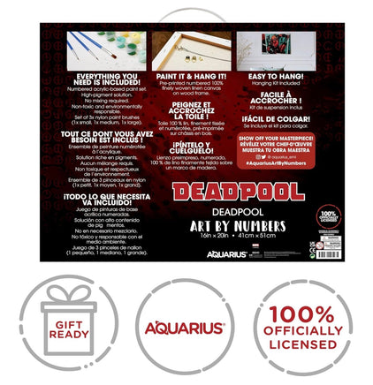 Marvel Deadpool Art by Numbers - ToyTime