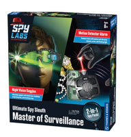 Master Of Surveillance Motion Detector/Night Vision Goggles - ToyTime