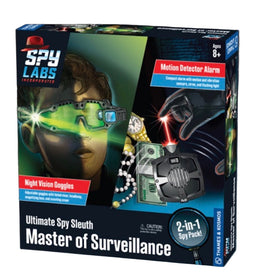 Master Of Surveillance Motion Detector/Night Vision Goggles - ToyTime