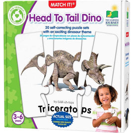 Match It Head To Tail Dino - ToyTime