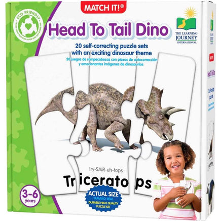 Match It Head To Tail Dino - ToyTime