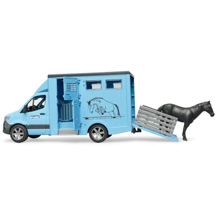 MB Sprinter Animal Transporter w/ 1 Horse 02674 - ToyTime