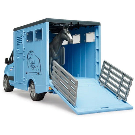 MB Sprinter Animal Transporter w/ 1 Horse 02674 - ToyTime