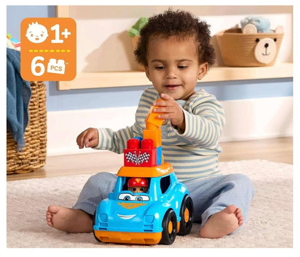 Mega Bloks Blok Buddies RaceCar - ToyTime
