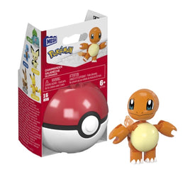 Mega Construx Pokemon Evergreen Pokeball Charmander - ToyTime