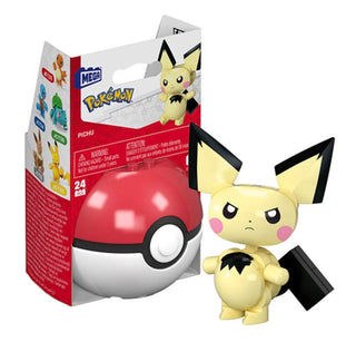Mega Construx Pokemon Evergreen Pokeball Pichu - ToyTime