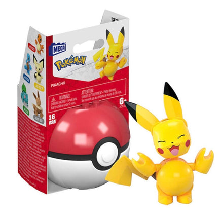 Mega Construx Pokemon Evergreen Pokeball Pikachu - ToyTime