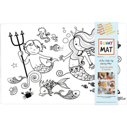 Mermaid Coloring/Washable Funny Mat - ToyTime