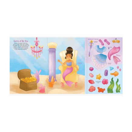 Mermaids Sticker Doll Dress - Up Book - ToyTime