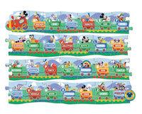 Mickey Mouse CLubHouse Alphabet Train Puzzle 29 Wooden Pieces - ToyTime