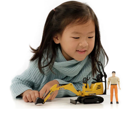 Micro Excavator 8010 CTS With Worker - ToyTime