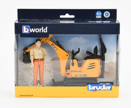 Micro Excavator 8010 CTS With Worker - ToyTime